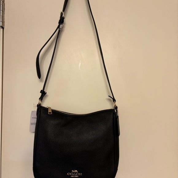 Coach Black Pebbled Leather Crossbody Bag - Picture 6 of 6
